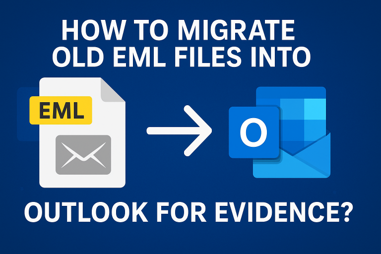 How to Migrate Old EML Emails Into Outlook for Evidence?