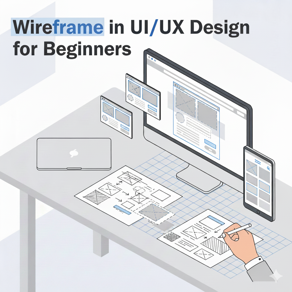 wireframe in ui/ux design