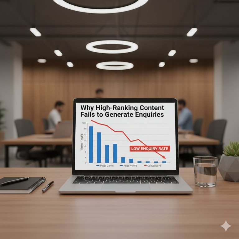 Why Websites Get Traffic but No Enquiries