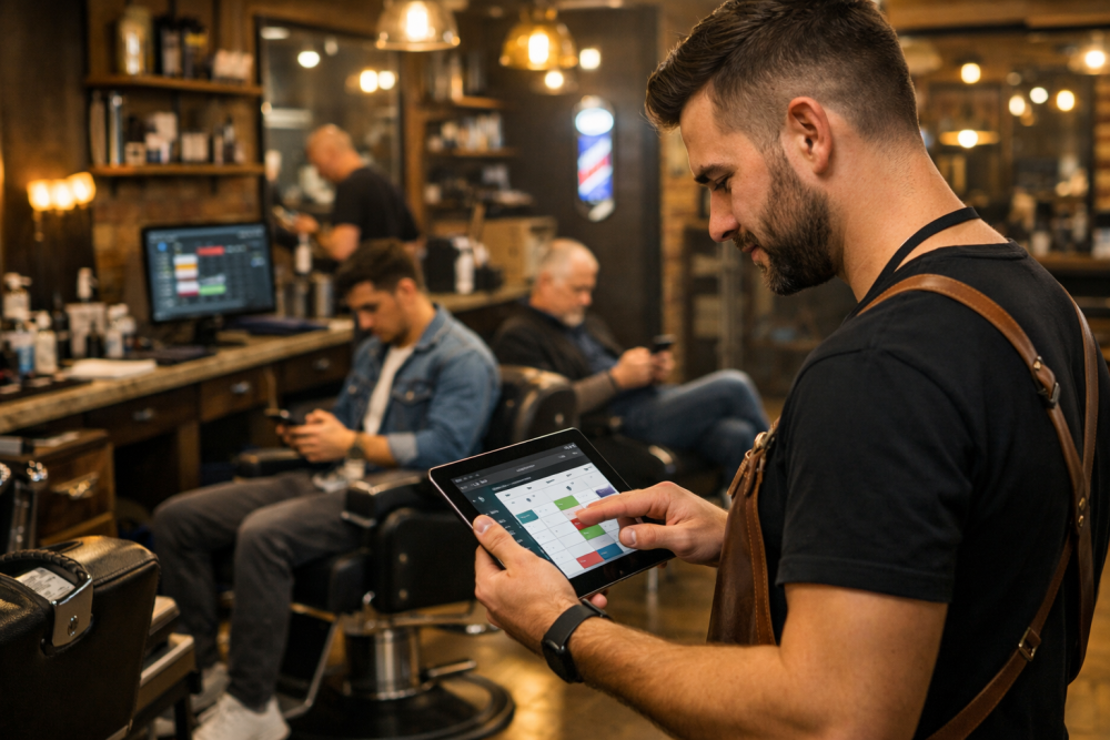 digital appointment systems for barbershops