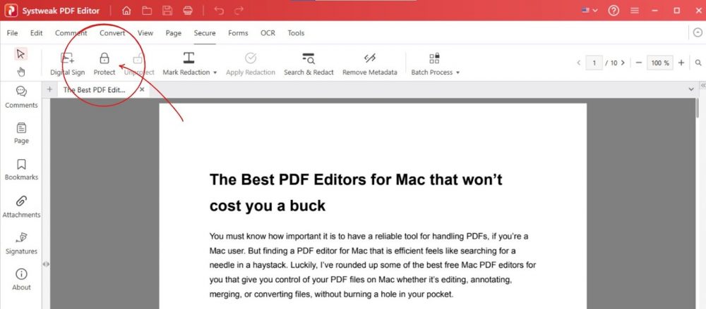 pdf file with password