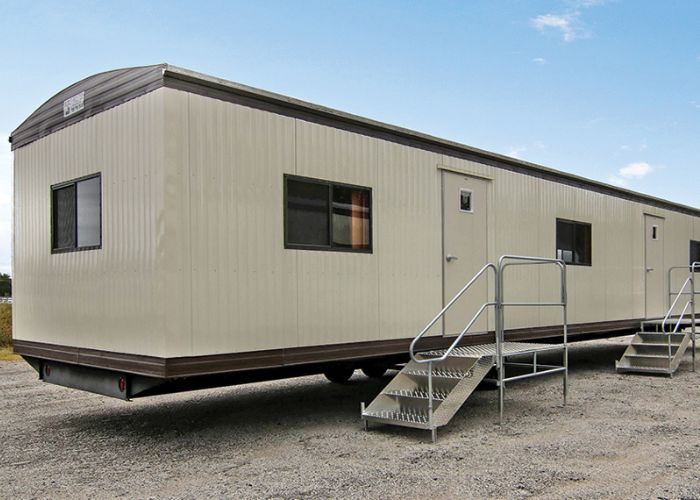 Portable office trailers for rent for secure and private workspace setups