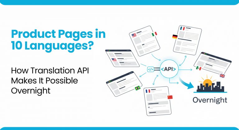 Product Pages in 10 Languages? How Translation API Makes It Possible Overnight
