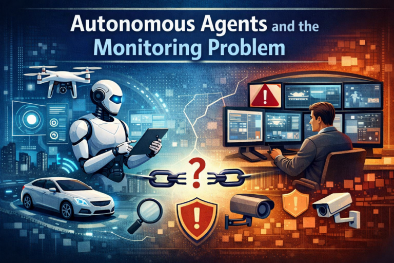 Autonomous agents and the monitoring problem