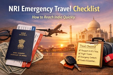emergency trip to India