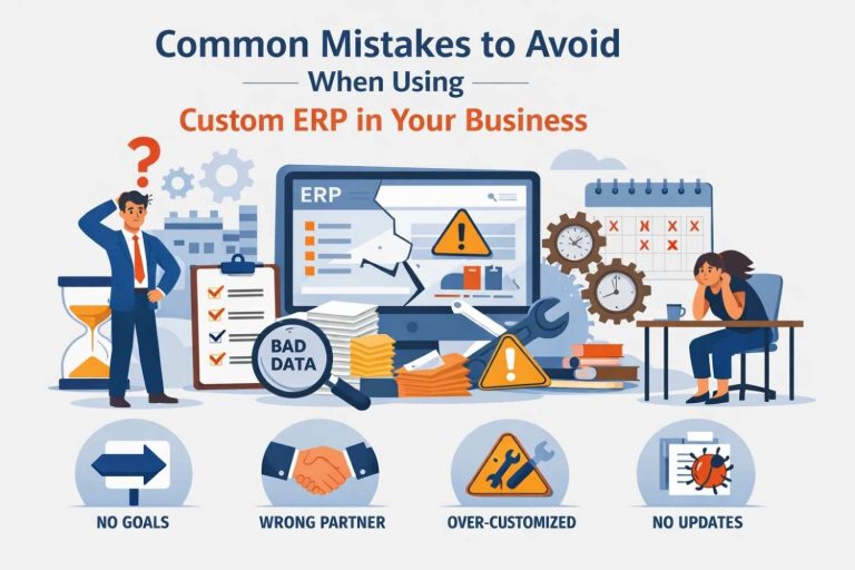 Common Mistakes to Avoid When Using Custom ERP in Your Business