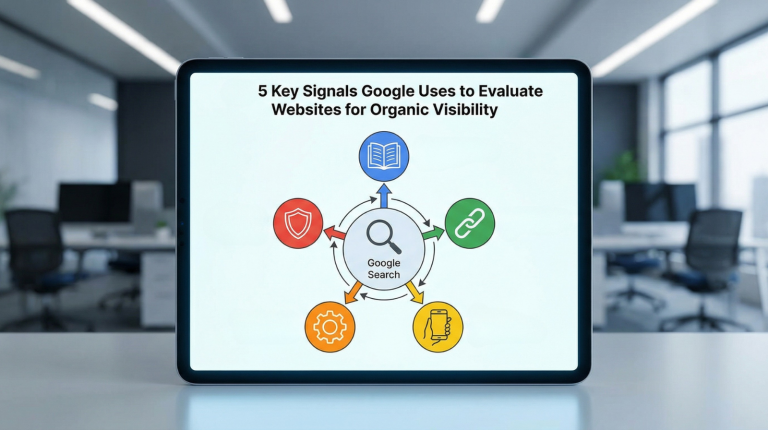 Top 5 Key Signals Google Uses to Evaluate Websites for Organic Visibility