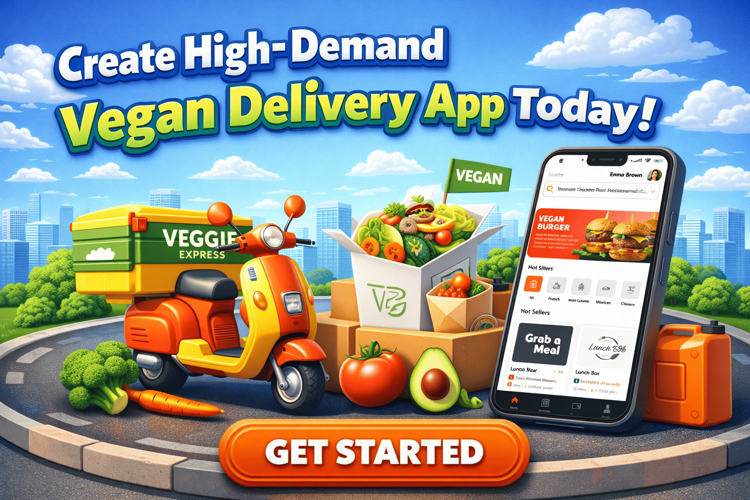 Create a High-Demand Vegan Delivery App Today