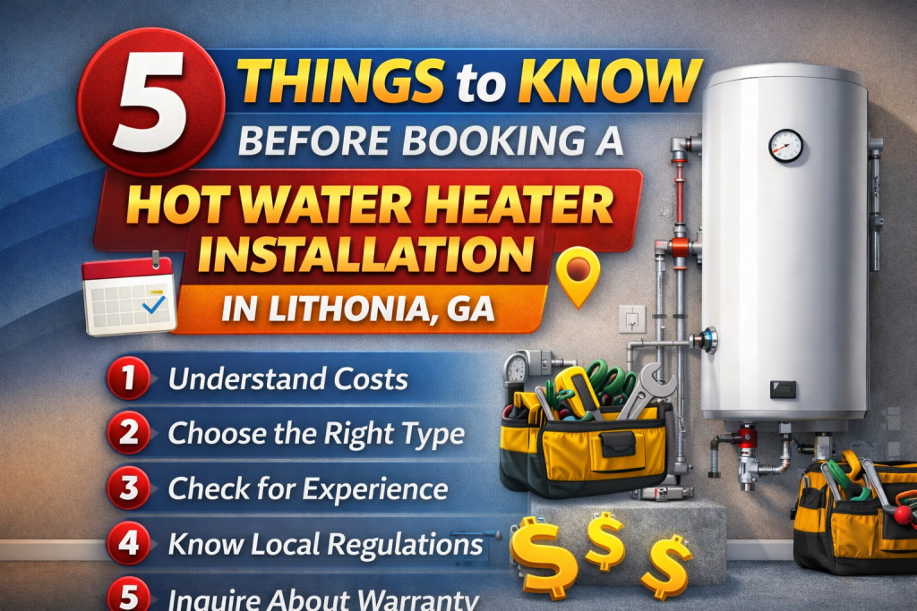 hot water heater installation
