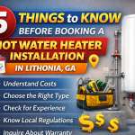 hot water heater installation