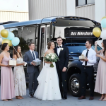 elegant wedding transportation