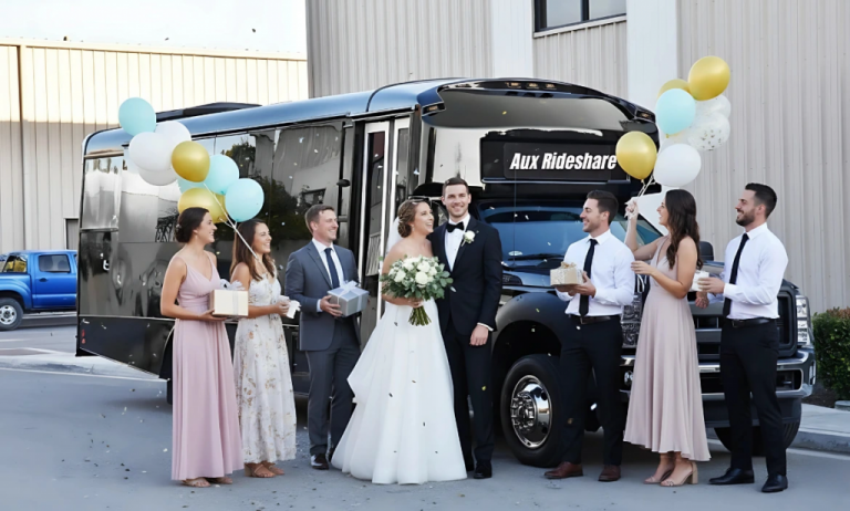 Elegant Wedding Transportation in Austin by Aux Rideshare