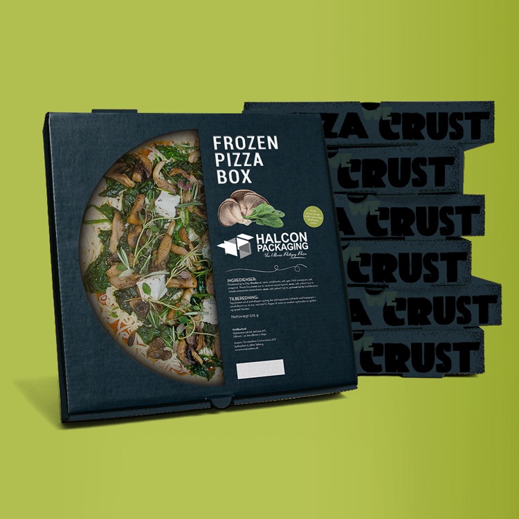 Online Sales of Printed Custom Frozen Pizza Boxes