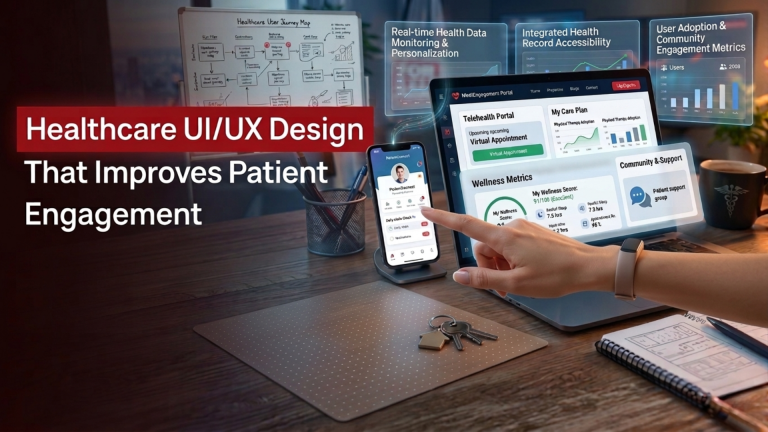 Healthcare UI/UX Design That Improves Patient Engagement and Platform Adoption 