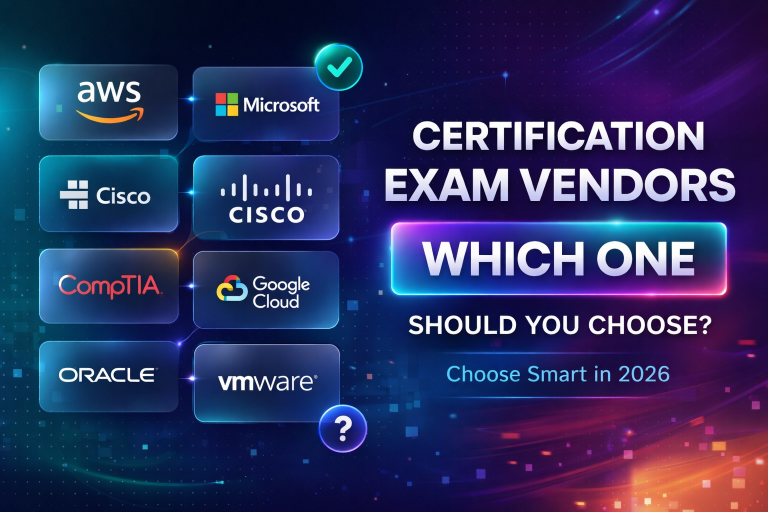 Certification Exam Vendors and Their Career Value: Which One Should You Choose?