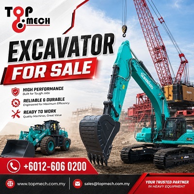 excavator for sale malaysia