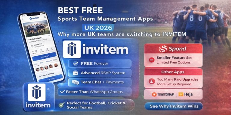 Best Free Sports Team Management Apps for UK Clubs in 2026