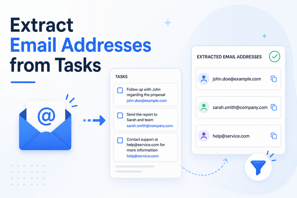 extract email addresses