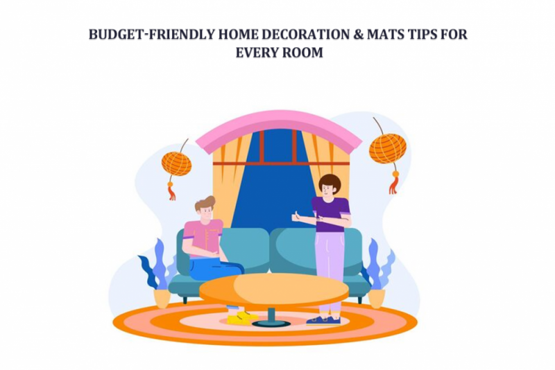 budget-friendly home decoration & mats