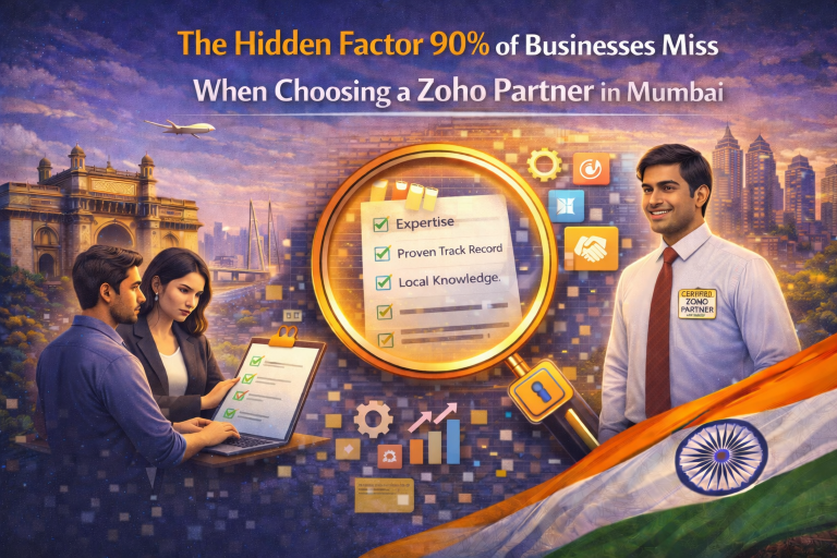 The Hidden Factor 90% of Businesses Miss When Choosing a Zoho Partner in Mumbai
