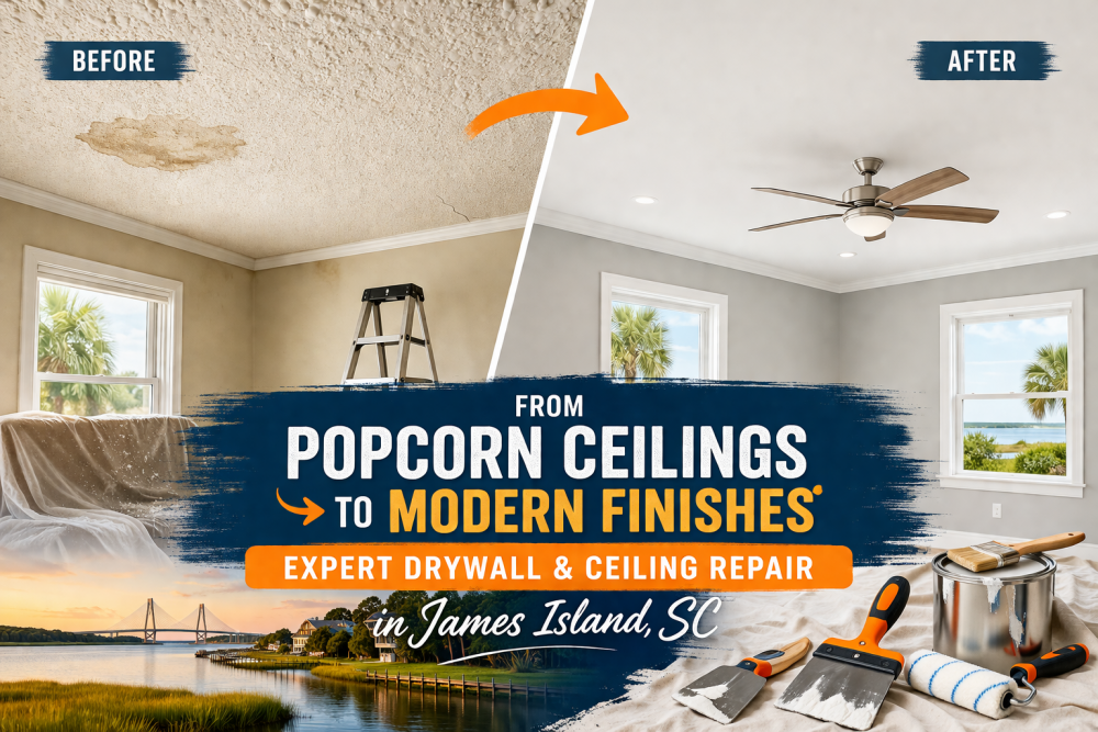 drywall ceiling repair james island sc