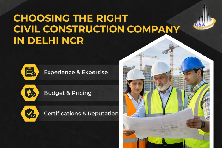 Choosing the Right Civil Construction Company in Delhi NCR