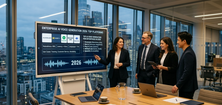 Top AI Voice Generators for Enterprises in 2026: Features, Pricing, and Practical Use Cases