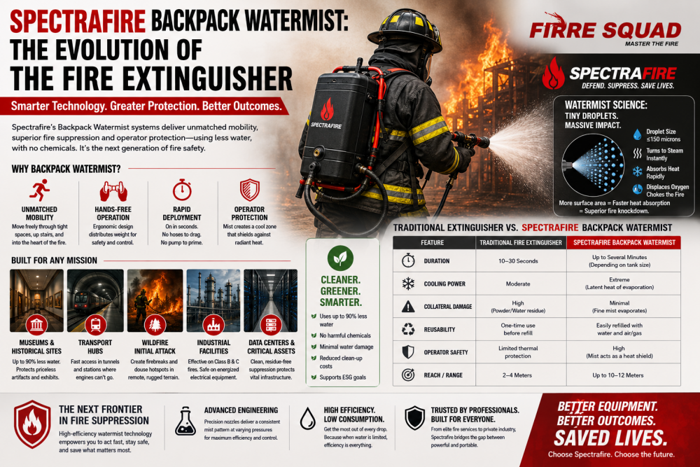 backpack watermist systems