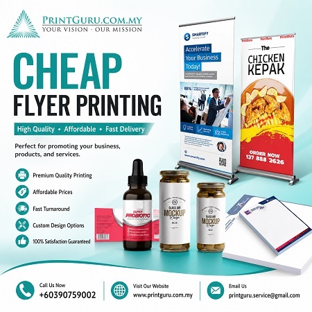 How Cheap Flyer Printing Helps Malaysian SMEs Compete with Big Brands