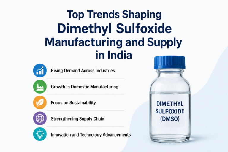Top Trends Shaping Dimethyl Sulfoxide Manufacturing and Supply in India