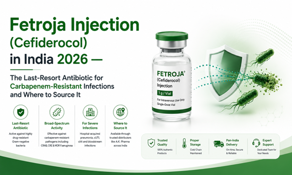 Cefiderocol Injection India for MDR Gram-Negative Infections