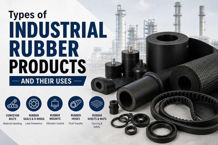 Types of Industrial Rubber Products and Their Uses