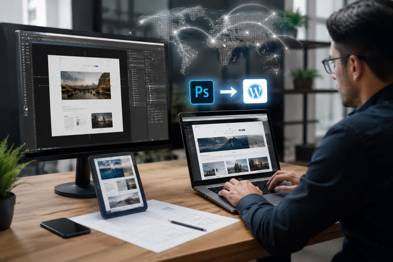 How Can PSD to WordPress Conversion Help Your Business Grow Globally in 2026?