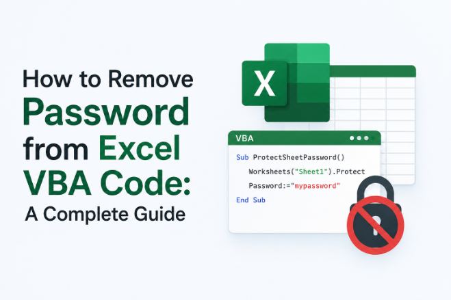 remove password from excel vba code