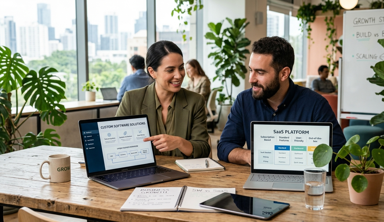 Custom Software vs SaaS