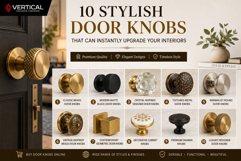 10 Stylish Door Knobs That Can Instantly Upgrade Your Interiors