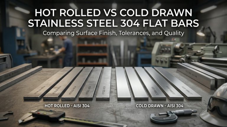 Hot Rolled vs Cold Drawn Stainless Steel 304 Flat Bars