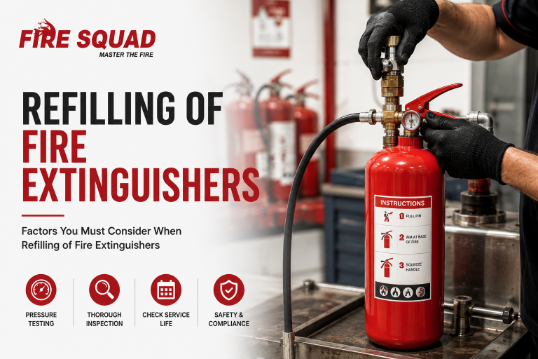 Factors You Must Consider When Refilling of Fire Extinguishers