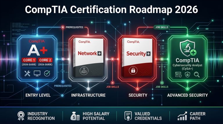 CompTIA Certification Roadmap 2026: Complete Career Path GuidecompTIA certification roadmap