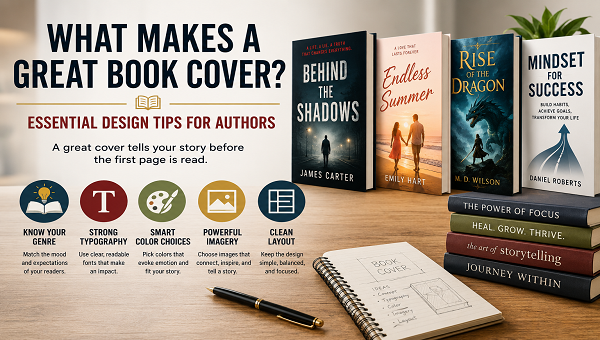 What Makes a Book Cover Stand Out? Design Tips for Authors