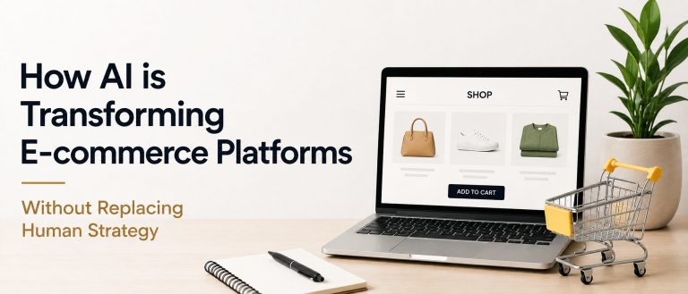 How AI is Transforming E-commerce Platforms Without Replacing Human Strategy