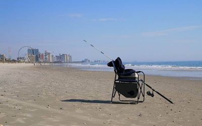 beach fishing cart