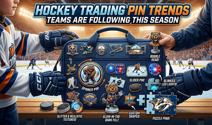 Hockey Trading Pins Trends- What Teams Are Customizing This Season