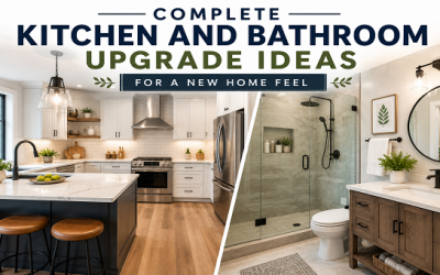 kitchen and bathroom