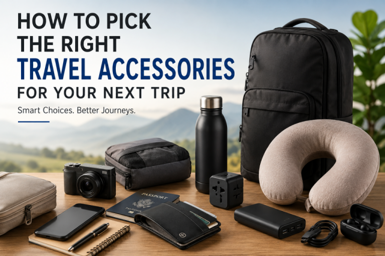 How to Pick the Right Travel Accessories for Your Next Trip