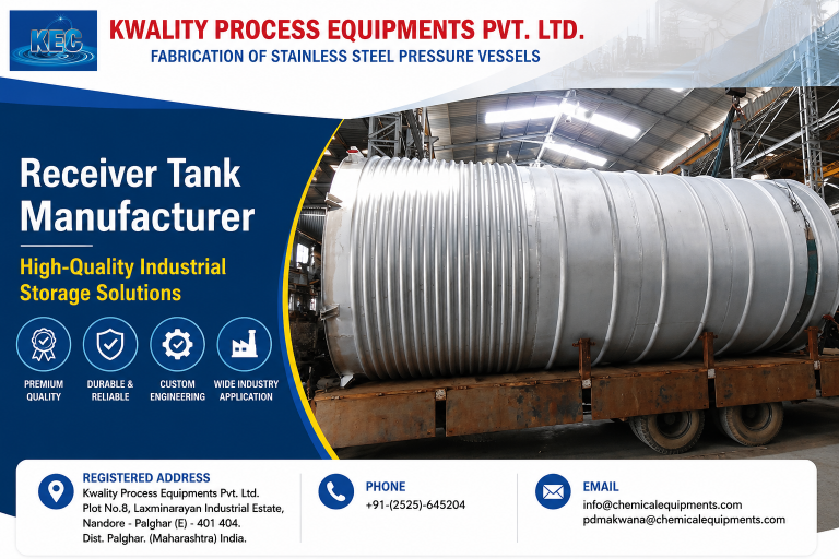 Receiver Tank Manufacturer – High-Quality Industrial Storage Solutions