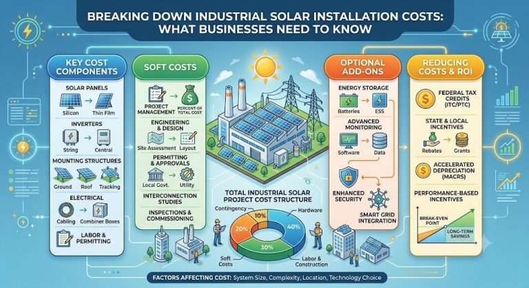 Breaking Down Industrial Solar Installation Costs: What Businesses Need to Know