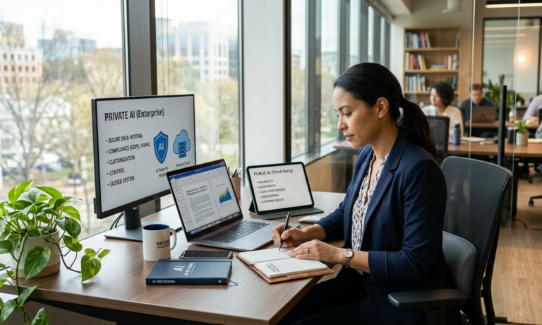 Private AI vs. Public AI: Understanding Security, Compliance, and Enterprise Decision-Making