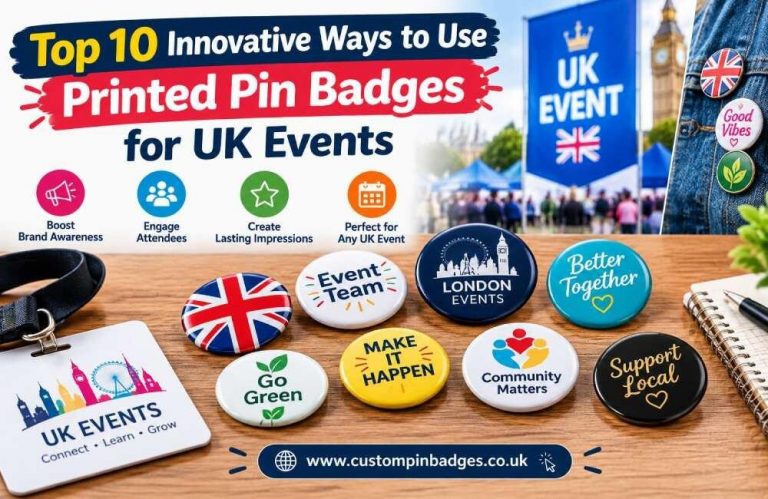 Top 10 Innovative Ways to Use Printed Pin Badges for UK Events