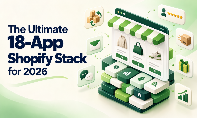 The Ultimate 18-App Shopify Stack for 2026